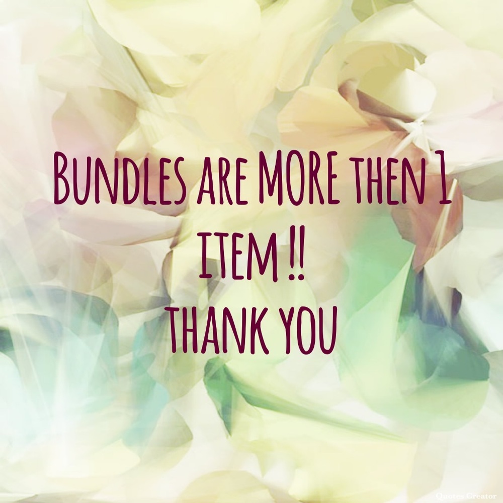 I Will Not Offer On One Singlular Item In A “Bund… - image 1